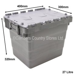 Attached Lid Storage Box 40cm